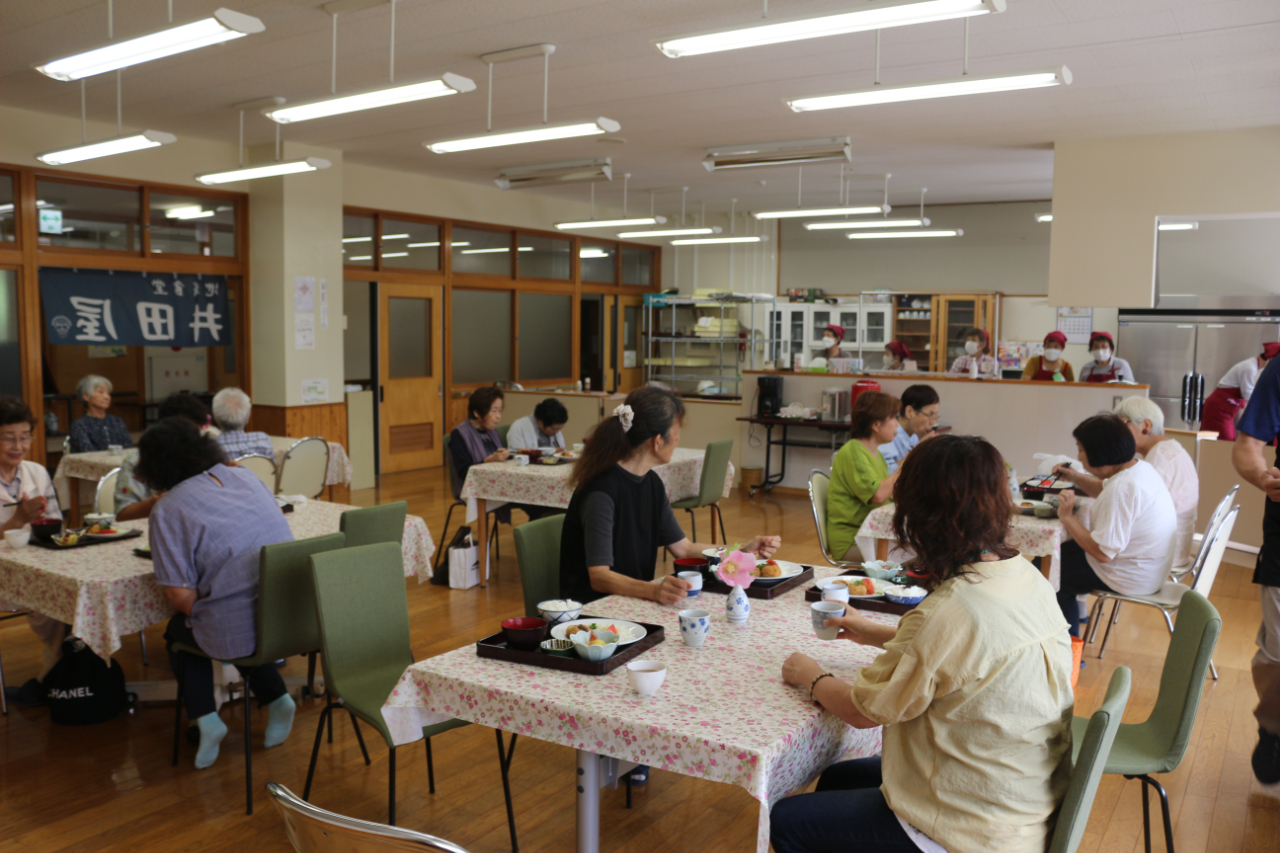 地域食堂井田屋の様子