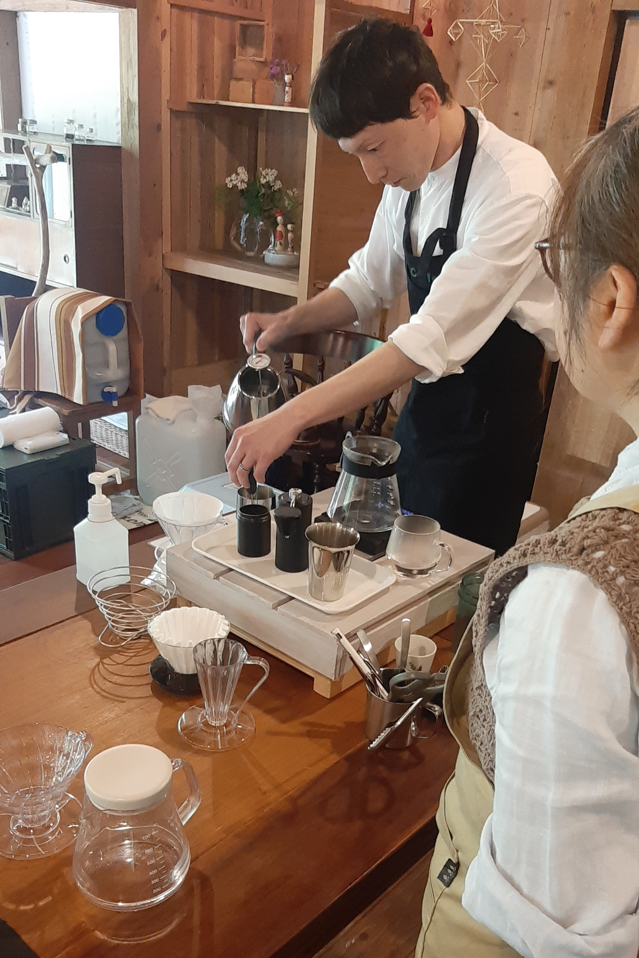 Laube Coffeeのコーヒードリップセミナー