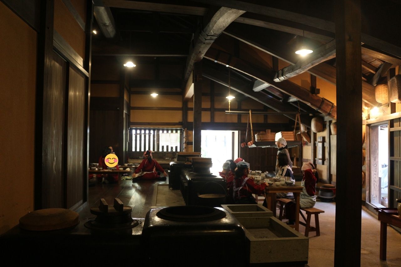 国指定重要文化遺産　熊谷家住宅でかまど体験