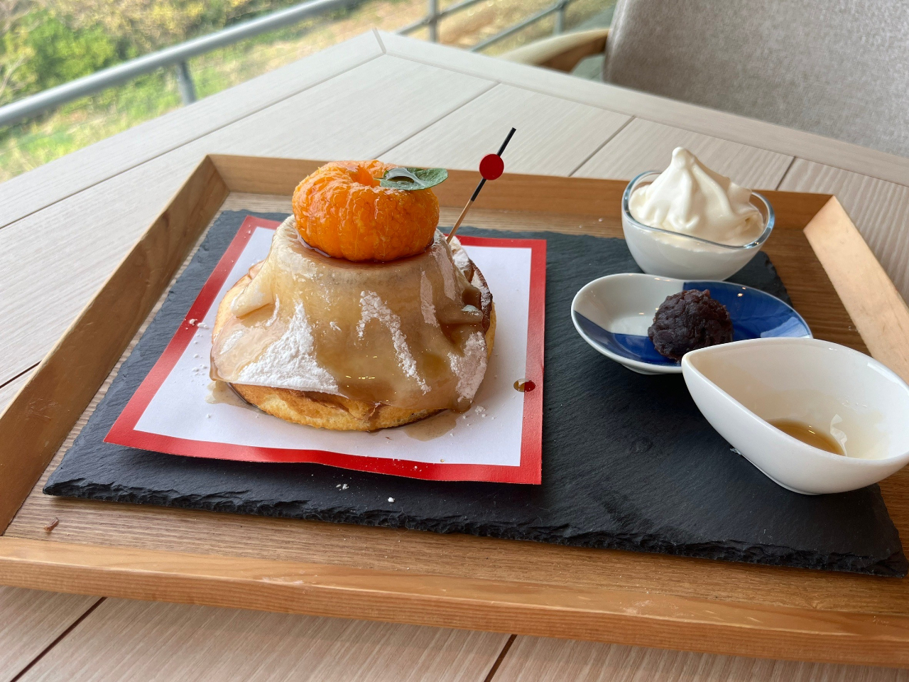 VIEW＆CAFE Shinwa 和田珍味本店「新春パンケーキ」