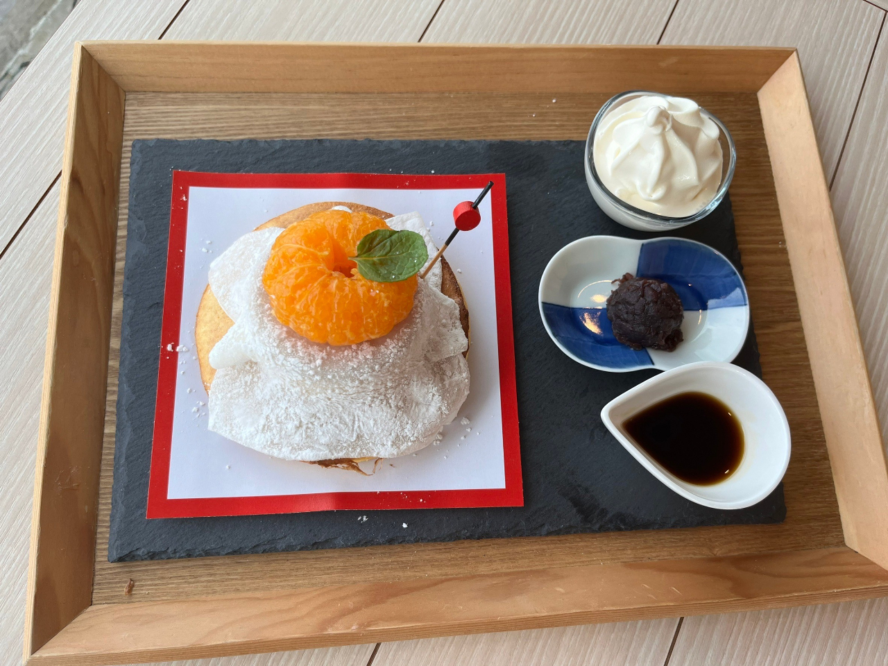 VIEW＆CAFE Shinwa 和田珍味本店「新春パンケーキ」
