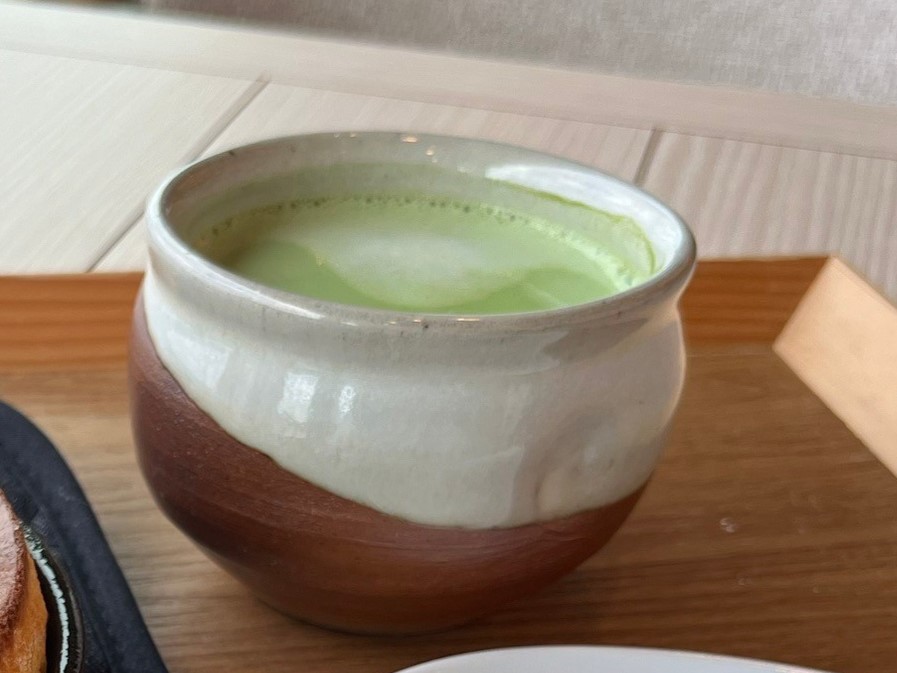 VIEW＆CAFE Shinwa 和田珍味本店抹茶ラテ