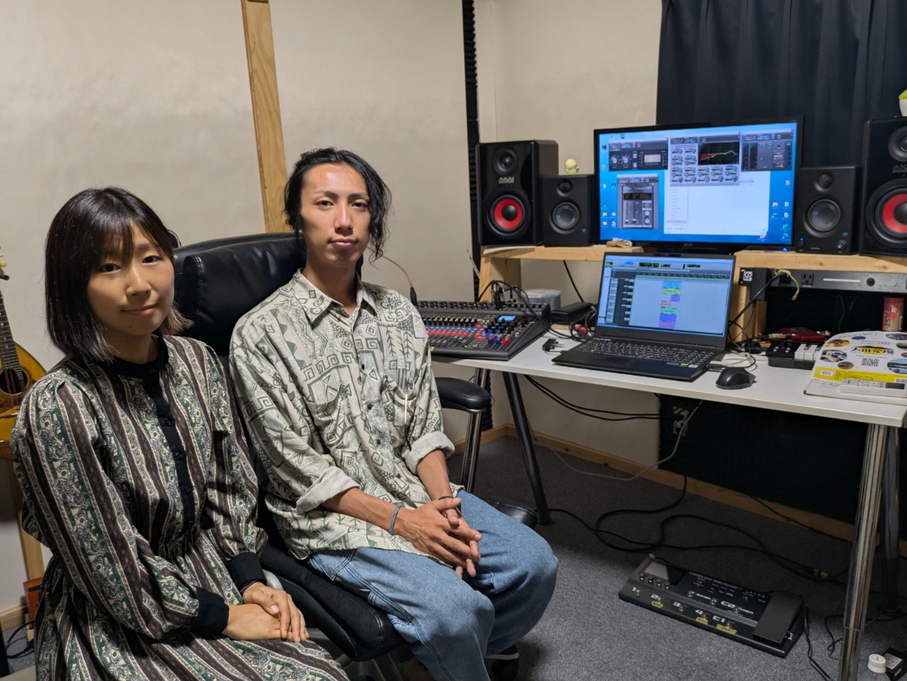 アコースティックユニット「ハルカツキ」さん