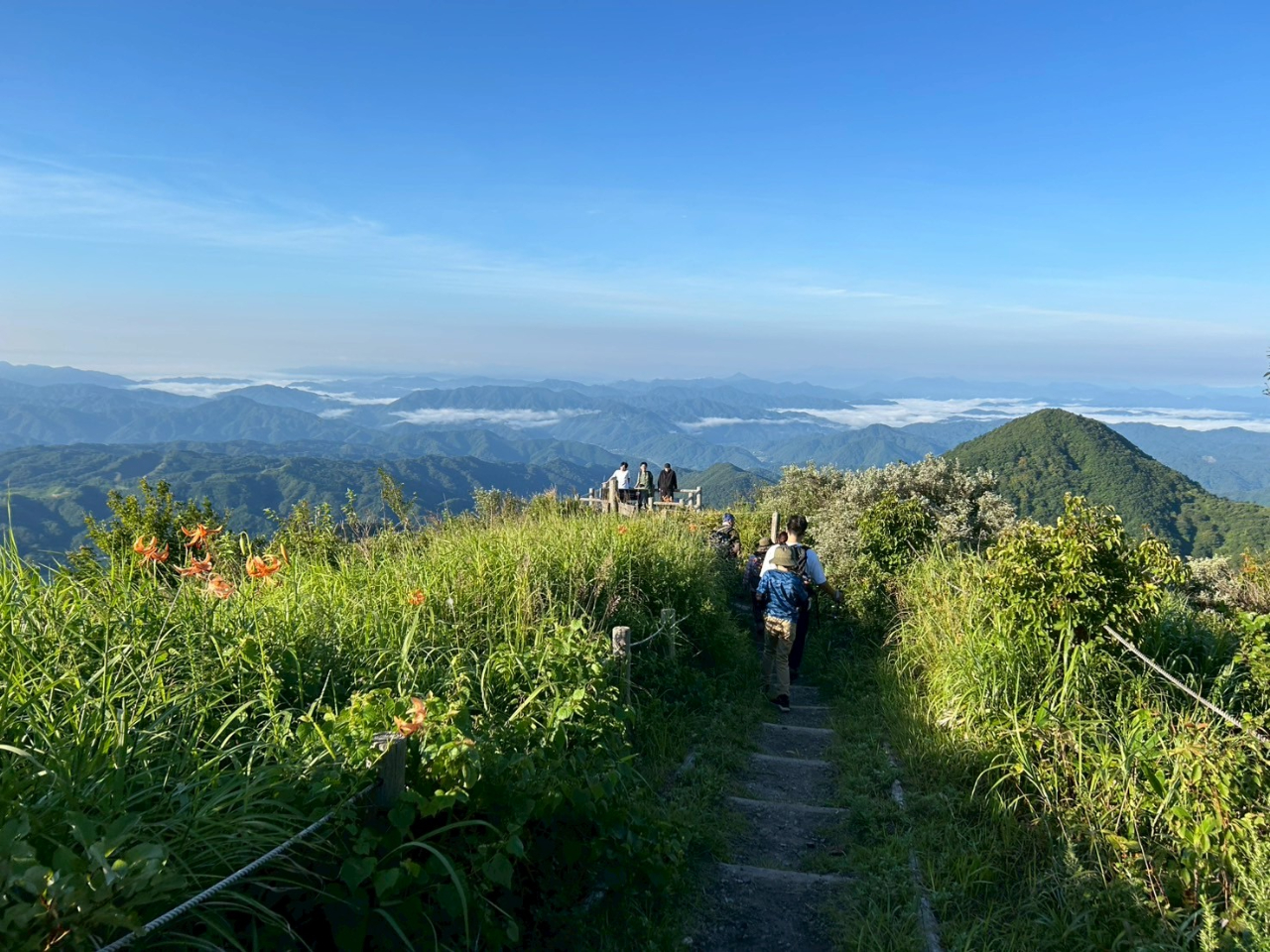 登山コースの様子