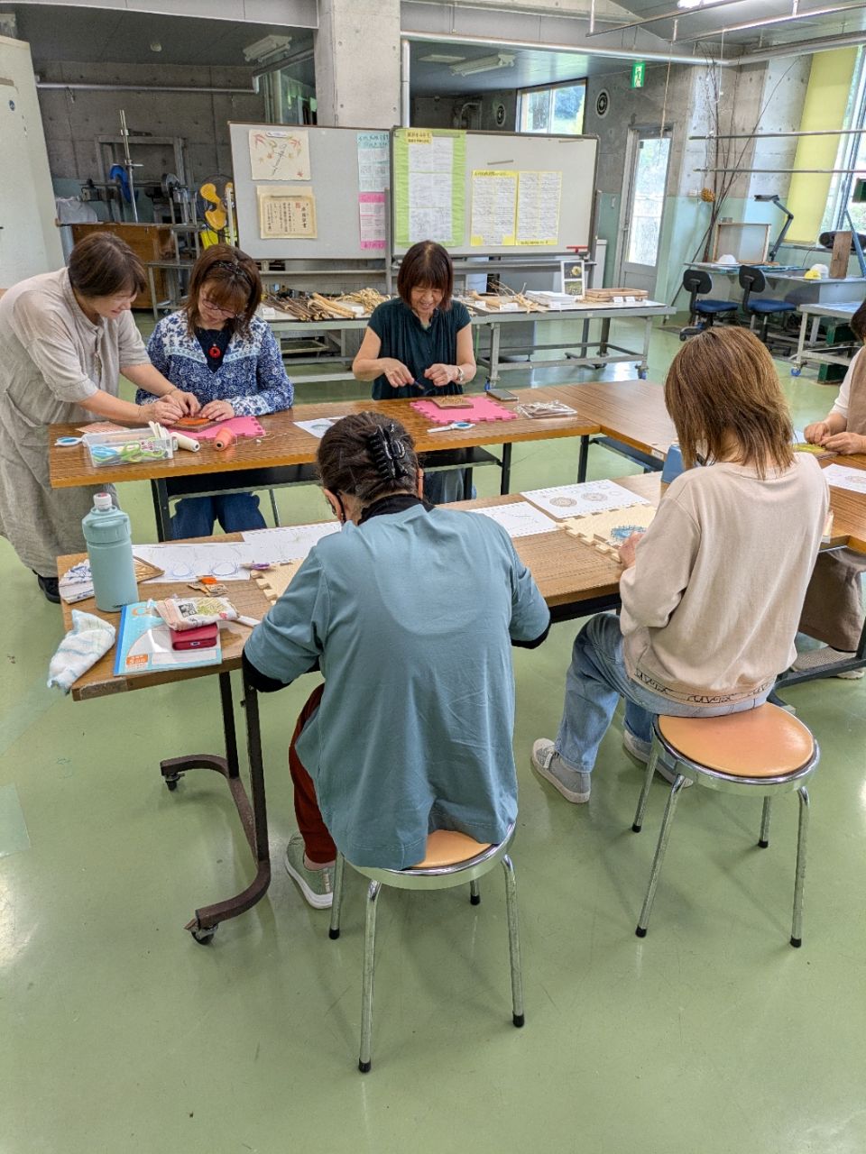 糸かけアートワークショップ