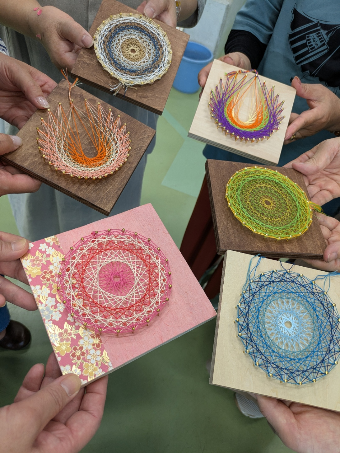 糸かけアートワークショップ