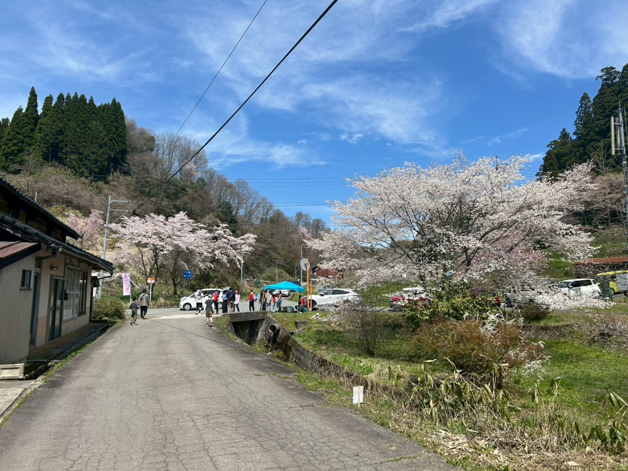 西山会場の様子