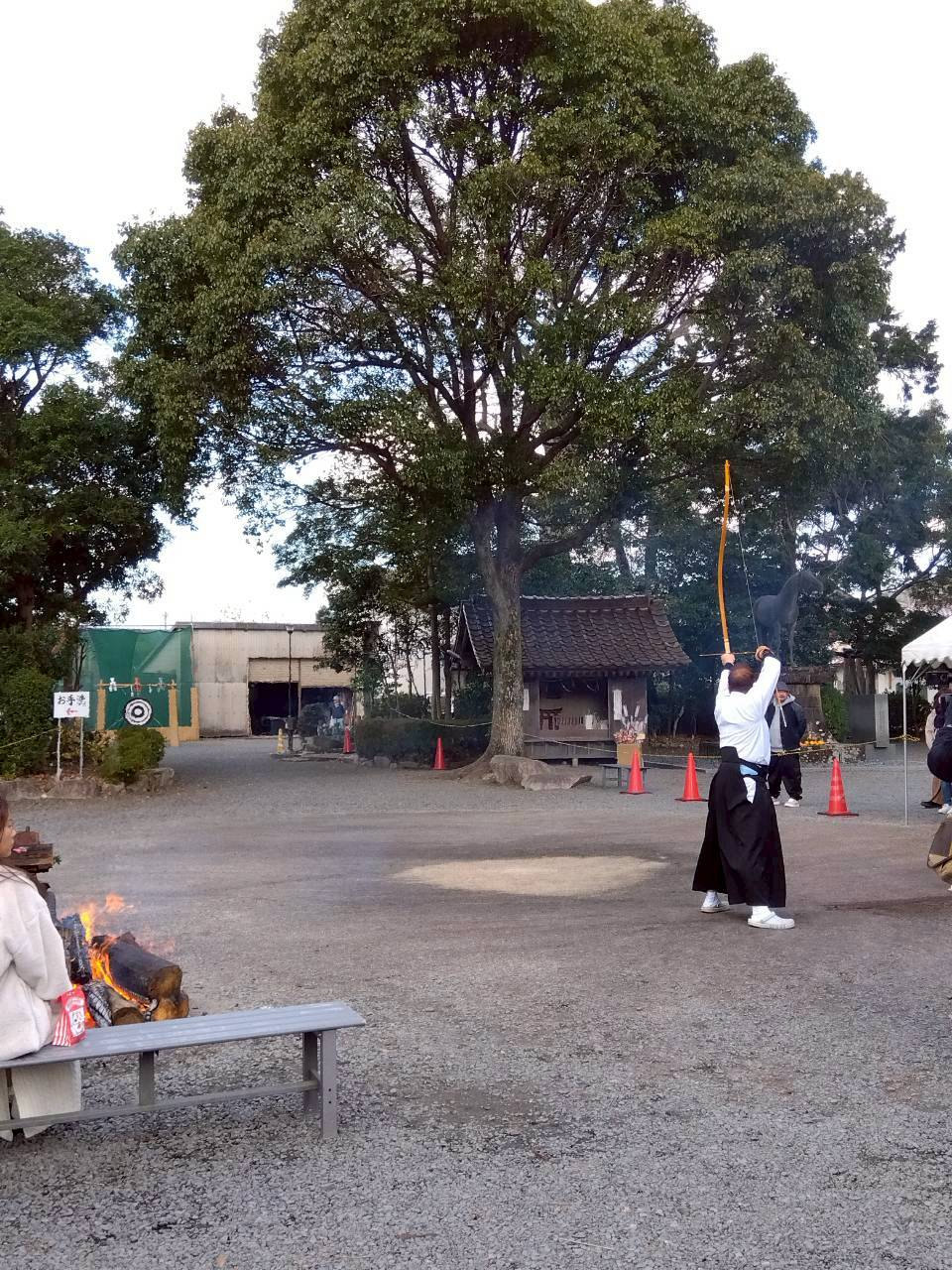 奉射祭の様子