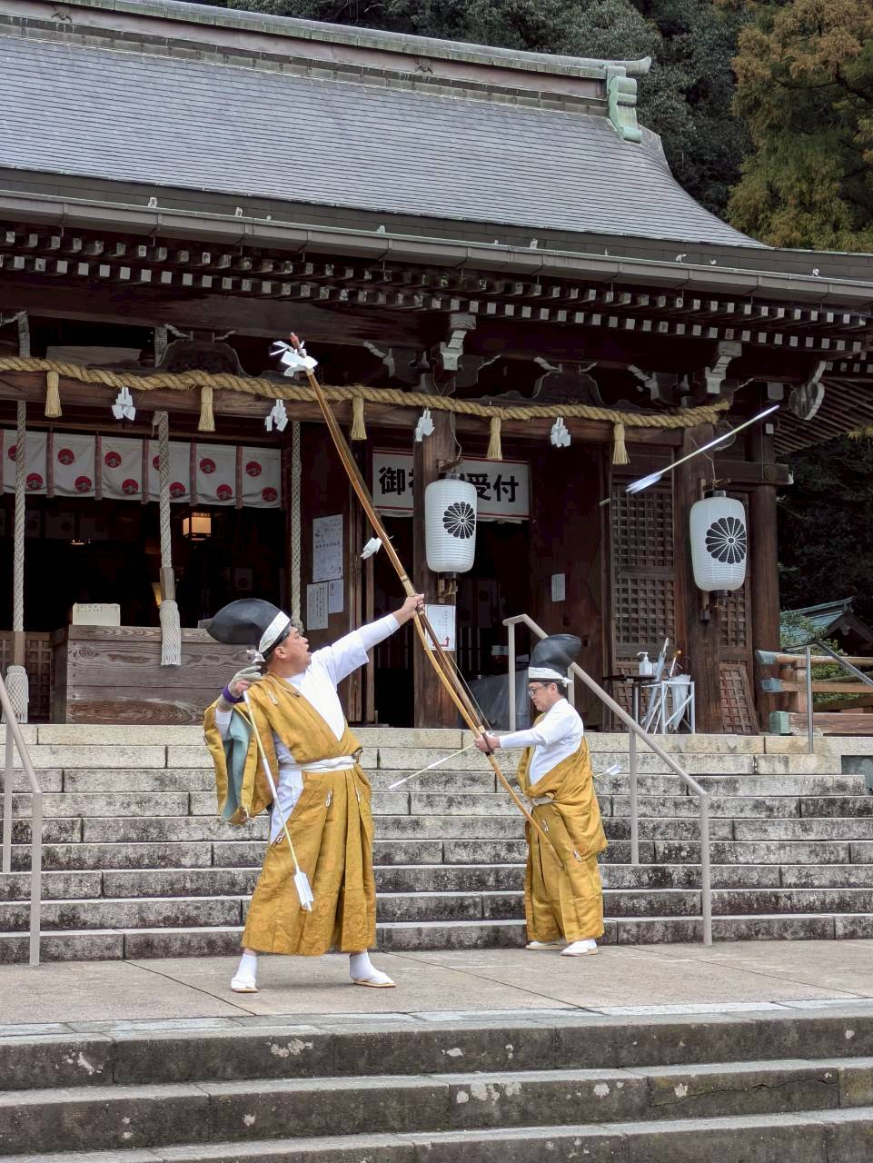 節分祭りの様子